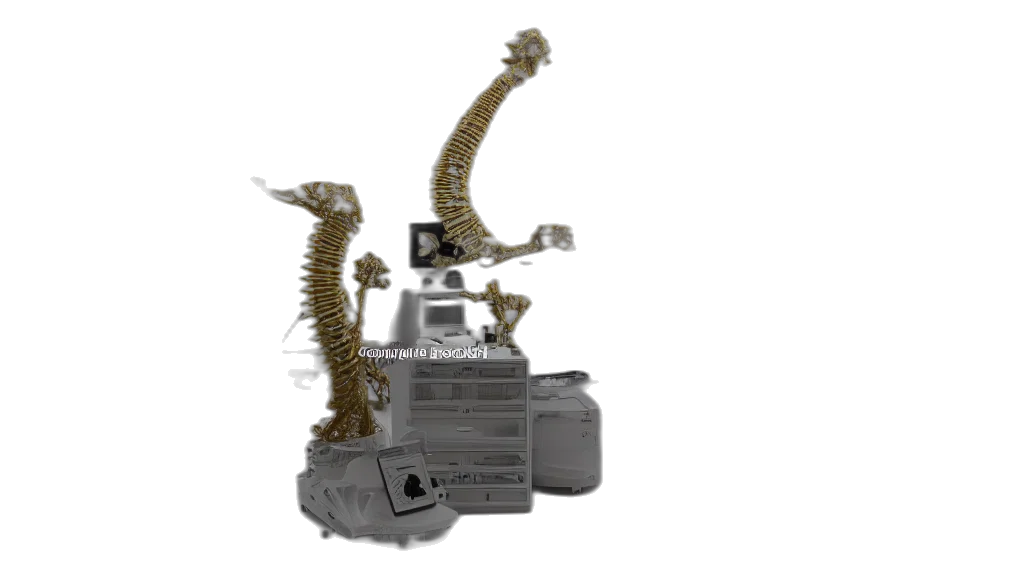robot, dragon, weapon, staff transparent PNG cut-out