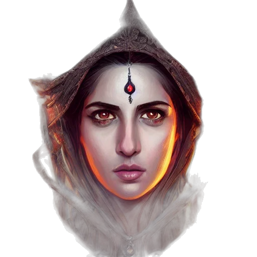 face, mask, fantasy art, concept art transparent PNG cut-out