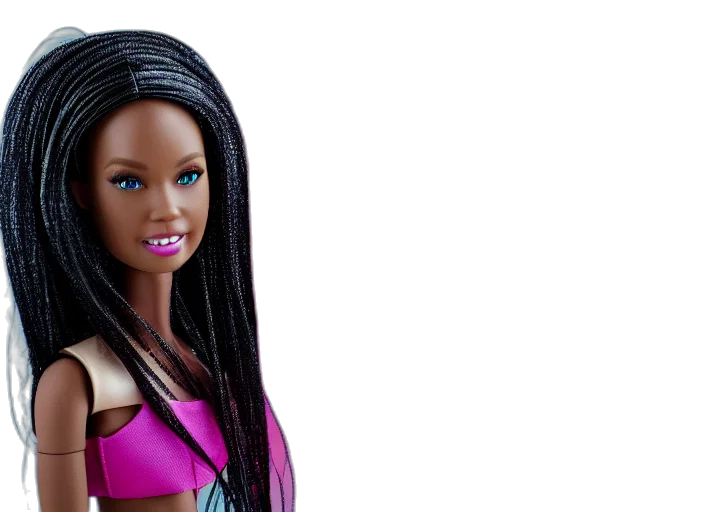 futuristic, dystopian, barbie, play, set, children, toy, advertisement transparent PNG cut-out