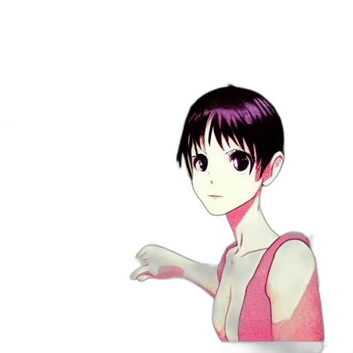 creature, face, staff, robot transparent PNG cut-out