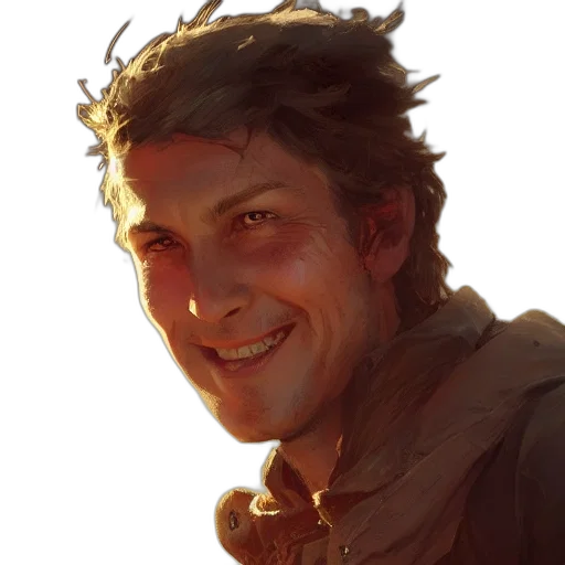 face, staff, weapon, creature, photorealistic, concept art, fantasy art, oil painting transparent PNG cut-out