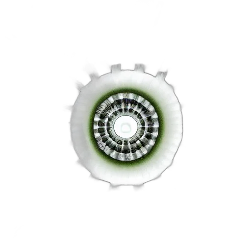 jewelry, robot, weapon, flower, 3d render, green, recursive, recursions transparent PNG cut-out