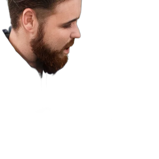 face, hair, mask, staff transparent PNG cut-out