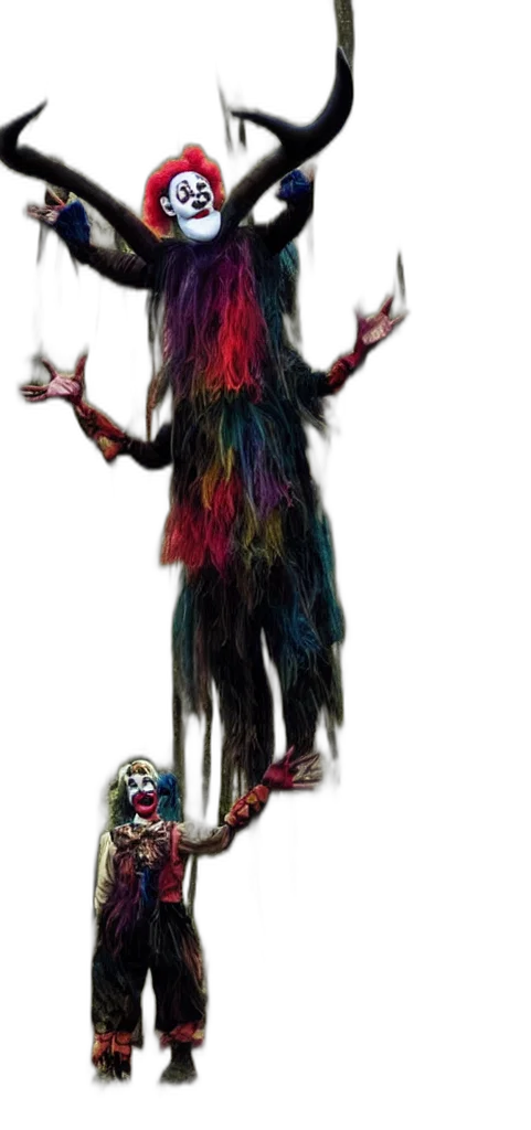 creature, mask, staff, animal transparent PNG cut-out