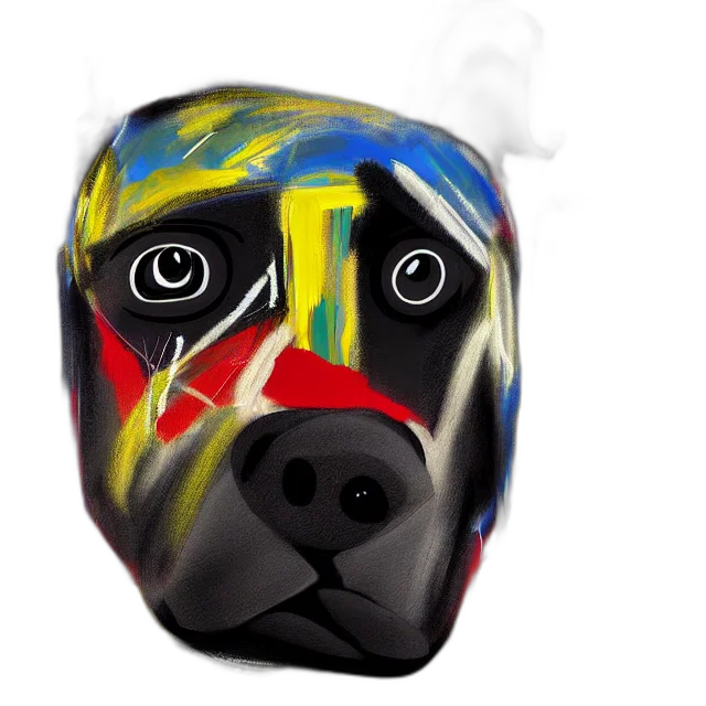 mask, face, animal, photorealistic transparent PNG cut-out