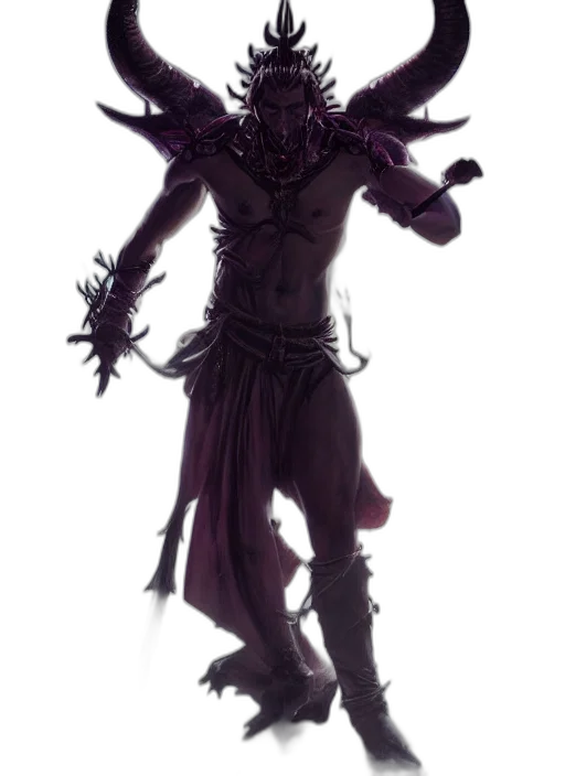 mask, staff, creature, concept art transparent PNG cut-out