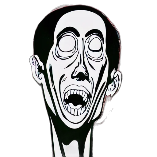 face, mask, staff, creature, cartoon, comic book art, concept art, photorealistic transparent PNG cut-out