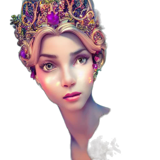 crown, face, jewelry, mask transparent PNG cut-out