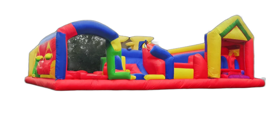 weapon, furniture, 3d render, bouncy, castle, children, inside, blowing transparent PNG cut-out