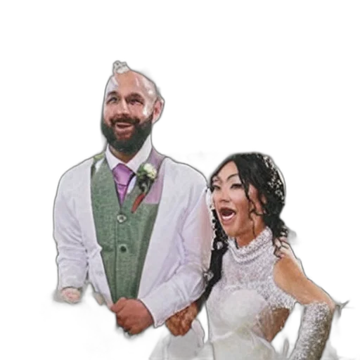crown, staff, dress, umbrella, 3d render, future, wedding, while transparent PNG cut-out
