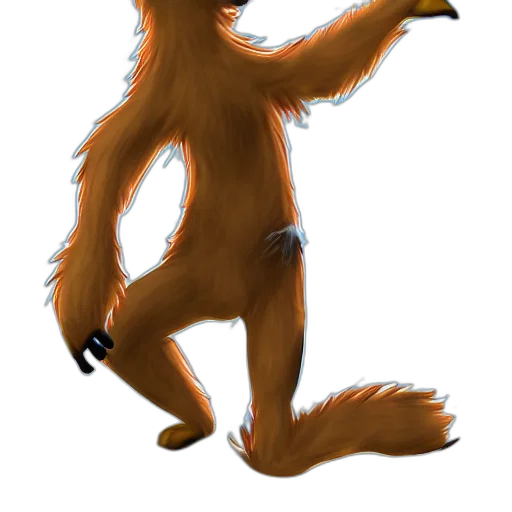 staff, creature, animal, concept art, 3d render, fantasy art, watercolor, celshaded transparent PNG cut-out