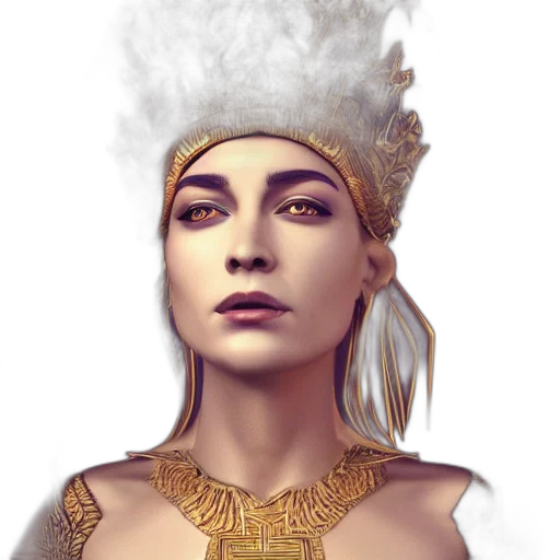crown, jewelry, face, staff transparent PNG cut-out
