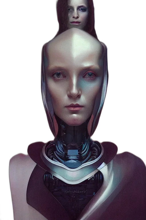 robot, face, mask, creature, cyberpunk, concept art, 3d render, photorealistic transparent PNG cut-out