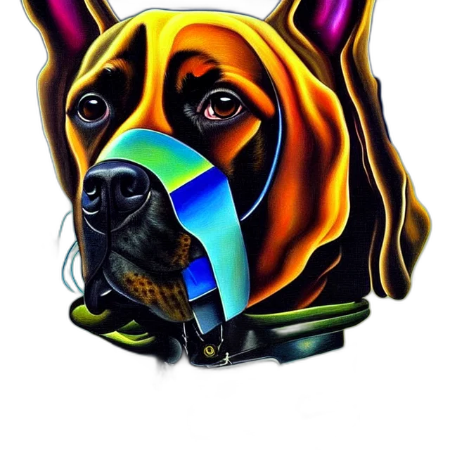 animal, mask, face, photorealistic, cartoon, pixel art, 3d render, neon transparent PNG cut-out