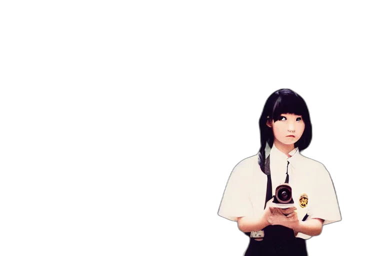 staff, anime, cartoon, pixel art transparent PNG cut-out