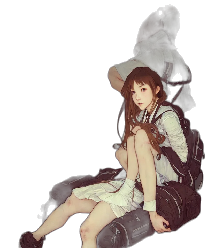 robot, jacket, dress, hat transparent PNG cut-out
