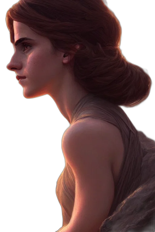 dress, face, crown, hair, concept art, photorealistic, fantasy art, 3d render transparent PNG cut-out