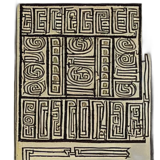 jewelry, furniture, mask, earth tones, drawing, schematic, scale, model transparent PNG cut-out