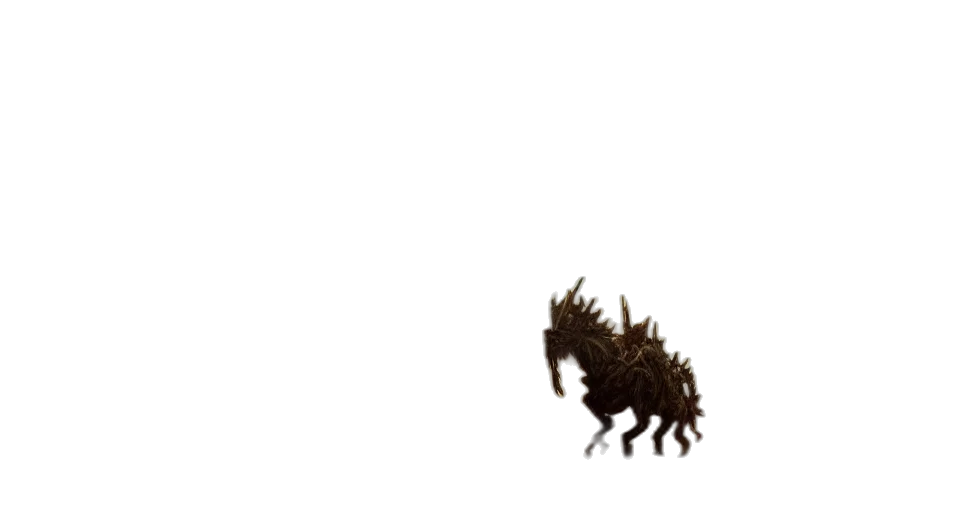 dragon, creature, animal, hair, pixel art, concept art, 3d render, fantasy art transparent PNG cut-out