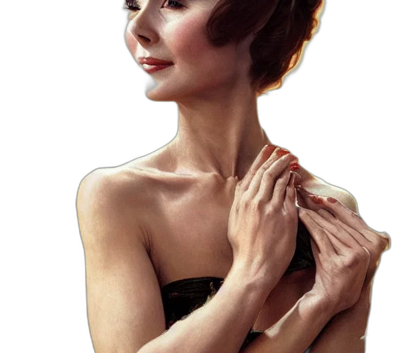 dress, jewelry, crown, face transparent PNG cut-out