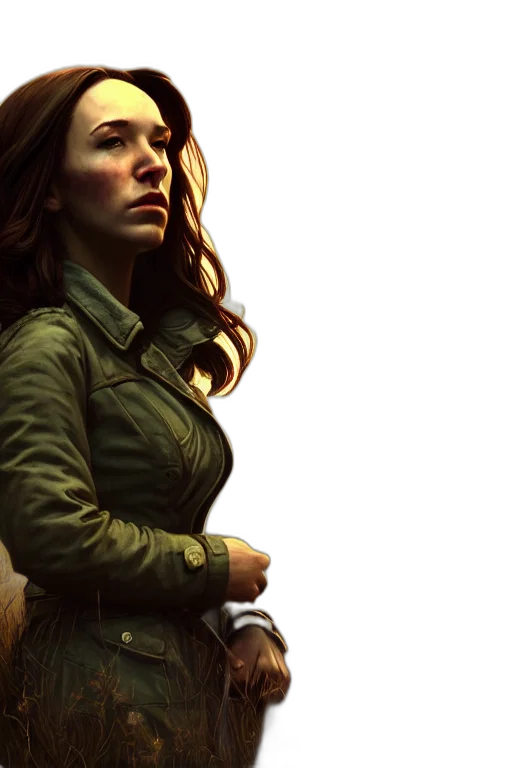 jacket, comic book art, concept art, photorealistic transparent PNG cut-out
