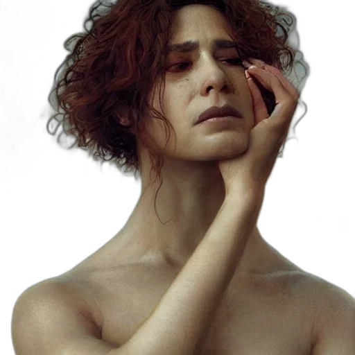 face, hair, mask, dress transparent PNG cut-out