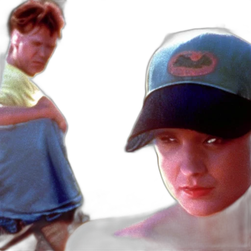 hat, vaporwave, photorealistic, underwater transparent PNG cut-out