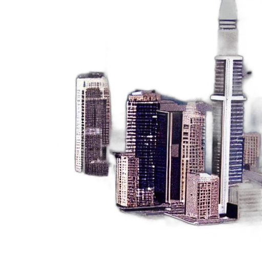 building, 3d render, concept art, photorealistic transparent PNG cut-out