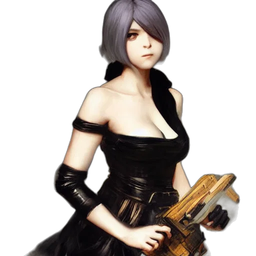 weapon, staff, dress, concept art transparent PNG cut-out