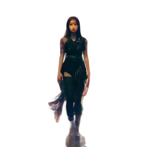 dress, creature, staff, dragon transparent PNG cut-out