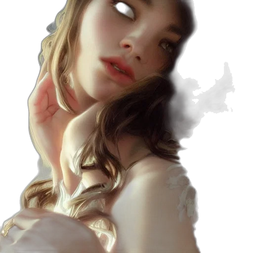 face, dress, crown, mask, photorealistic, oil painting, fantasy art, concept art transparent PNG cut-out