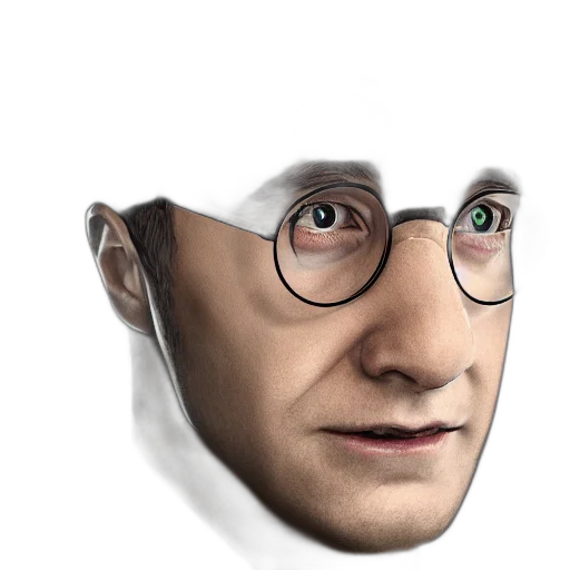 face, mask, hat, creature, photorealistic, 3d render, concept art, cartoon transparent PNG cut-out