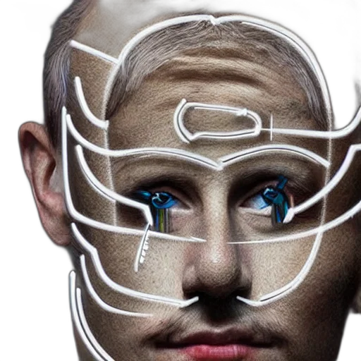 mask, face, robot, crown transparent PNG cut-out