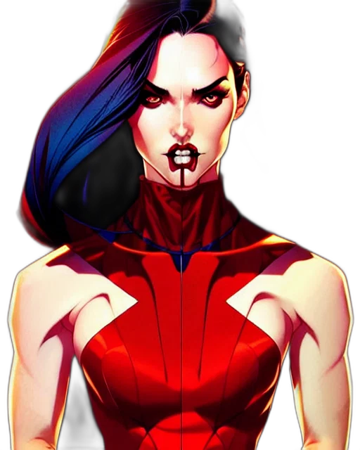 face, mask, comic book art, concept art, fantasy art, pixel art, red, colorful transparent PNG cut-out