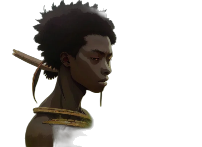 face, crown, staff, creature transparent PNG cut-out