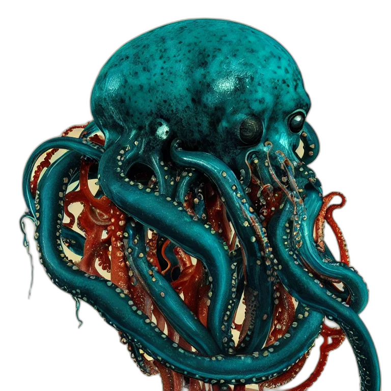 creature, staff, animal, mask, concept art, 3d render, photorealistic, watercolor transparent PNG cut-out