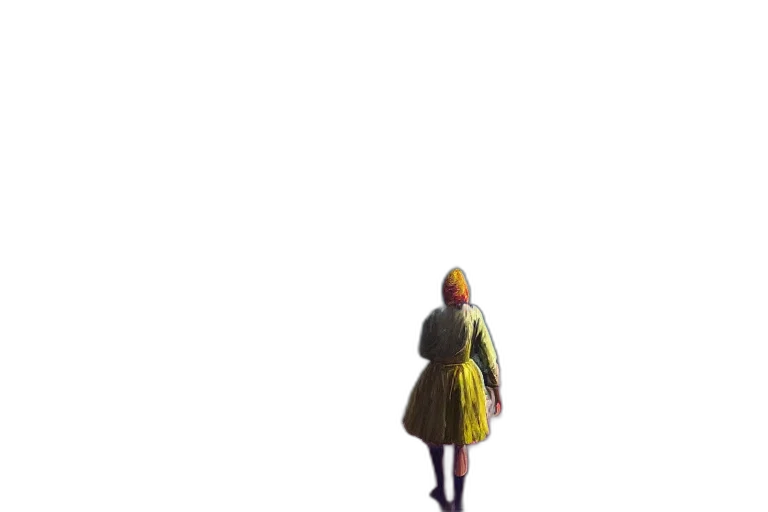 dress, umbrella, hat, robot transparent PNG cut-out