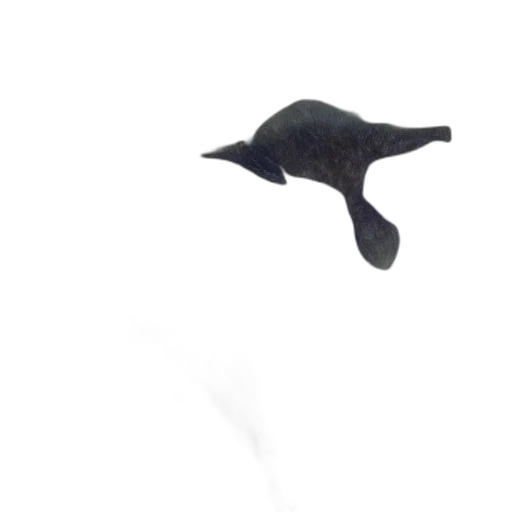 animal, staff, creature, umbrella, 3d render, concept art, photorealistic, fog transparent PNG cut-out