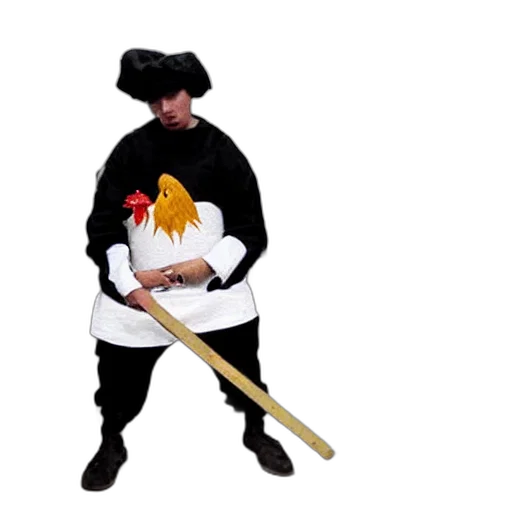 jacket, weapon, hat, staff, concept art, pixel art, 3d render, fire transparent PNG cut-out