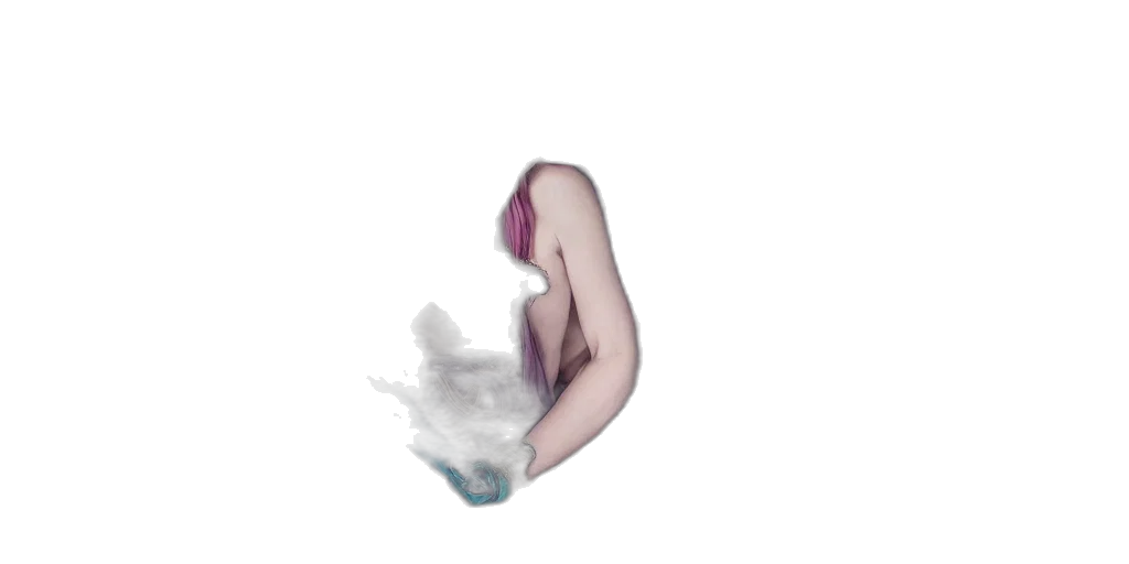 mask, face, creature, hair, watercolor, concept art, photorealistic, pixel art transparent PNG cut-out