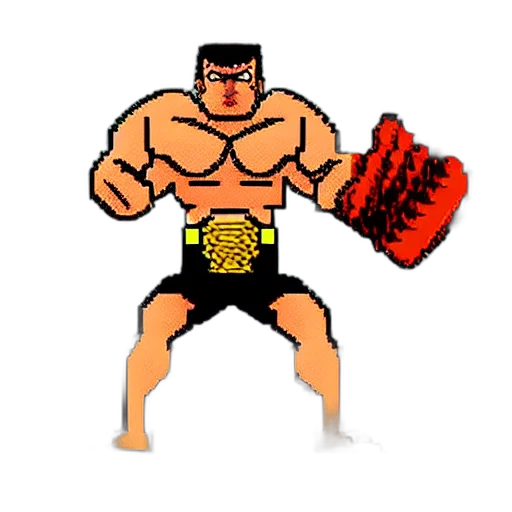 pixel art, cartoon, concept art, comic book art, namor, marvel, character, nes transparent PNG cut-out