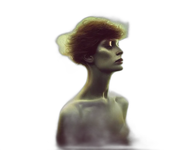 hair, face, creature, hat transparent PNG cut-out