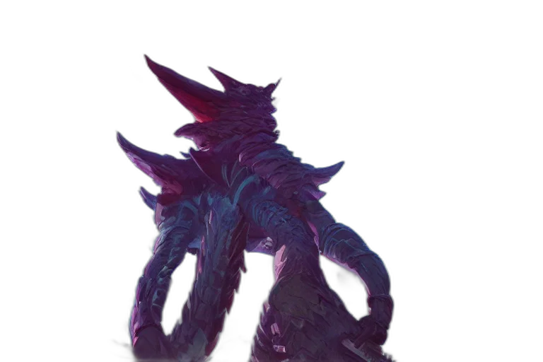 dragon, creature, staff, hair transparent PNG cut-out