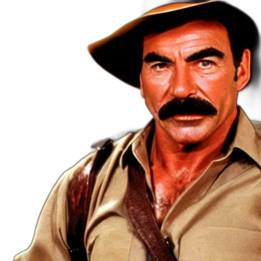 hat, staff, tom, selleck, indiana, jones transparent PNG cut-out