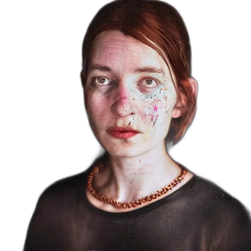 face, mask, jewelry, dress transparent PNG cut-out
