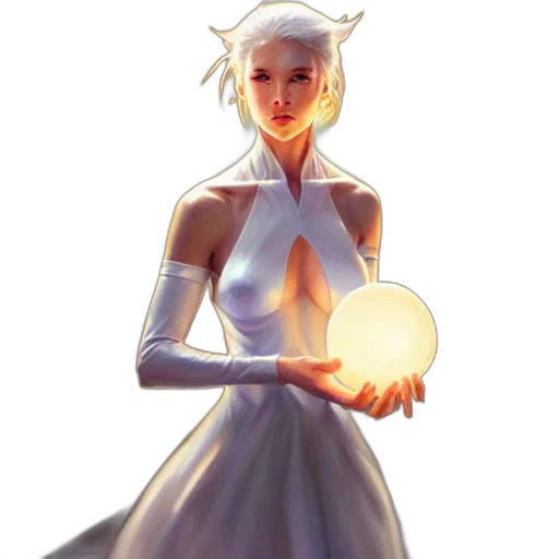 dress, staff, mask, fantasy art transparent PNG cut-out