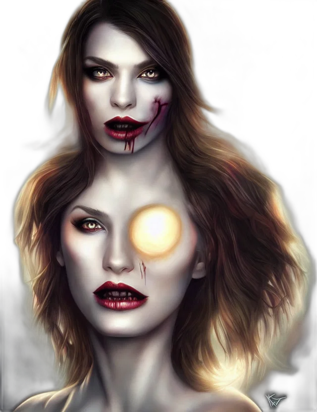 face, fantasy art, photorealistic, comic book art, concept art, neon lights, fire, dark transparent PNG cut-out