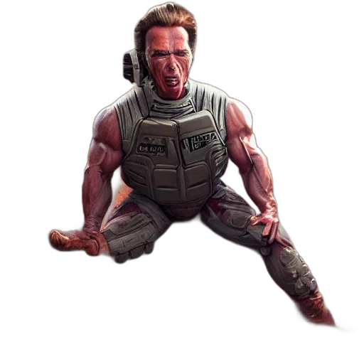 weapon, creature, robot, face transparent PNG cut-out