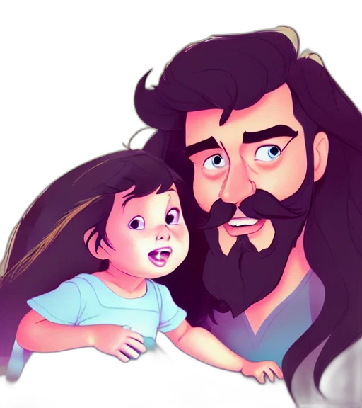 cartoon, concept art, photorealistic, anime transparent PNG cut-out