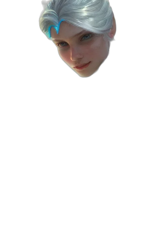 face, mask, hat, creature, photorealistic, 3d render, concept art, outer space transparent PNG cut-out